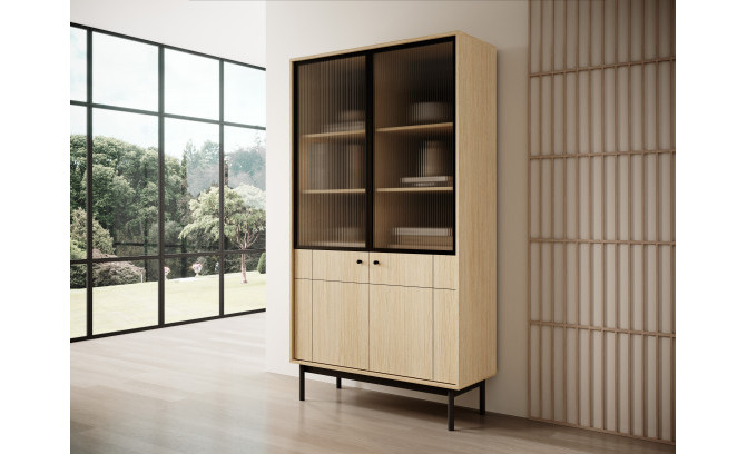 Витрина JAPANDI WT104 Dab Linea